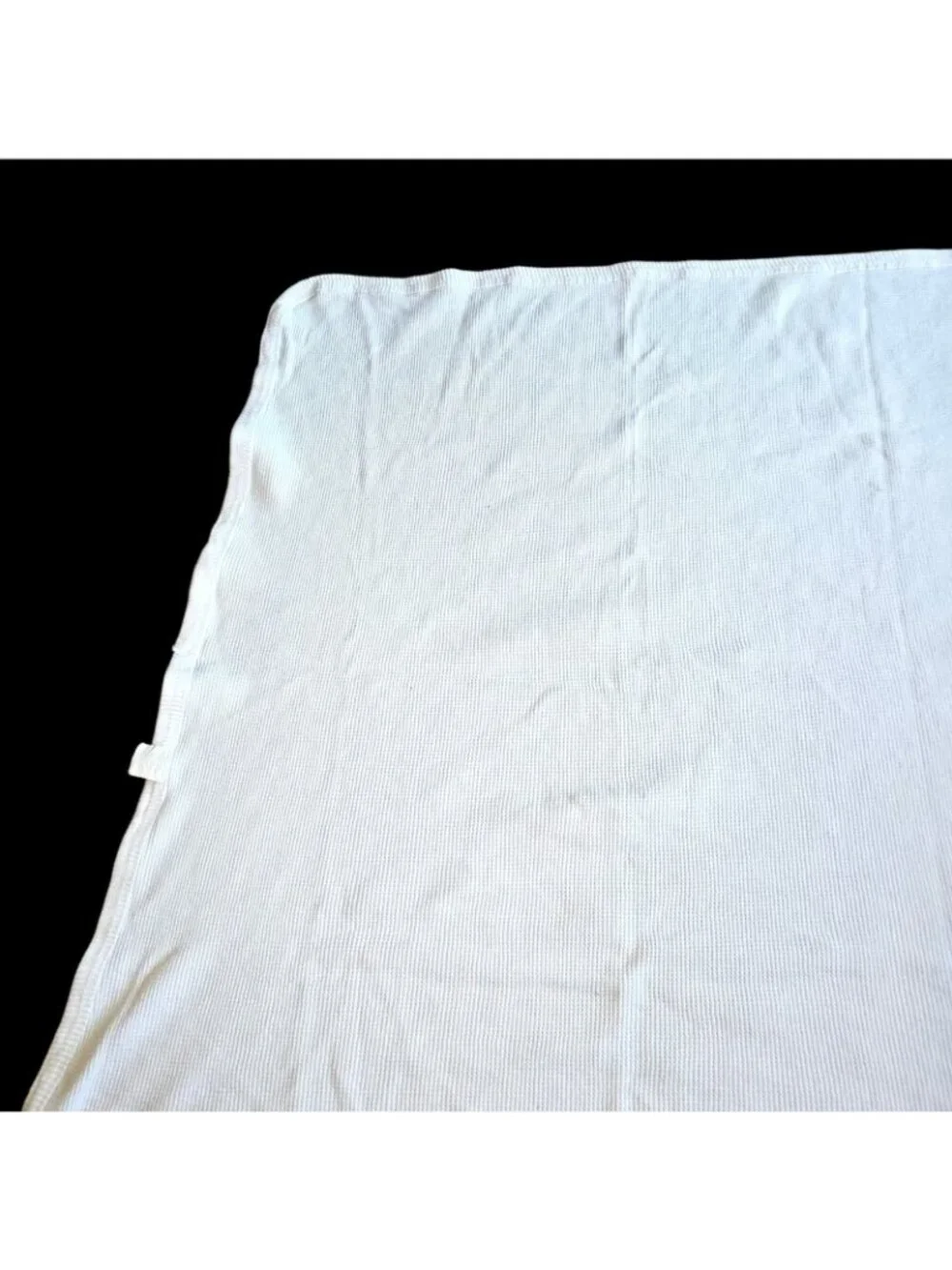 White‎ Baby Blanket Waffle Weave Thermal Classic Cotton Unisex